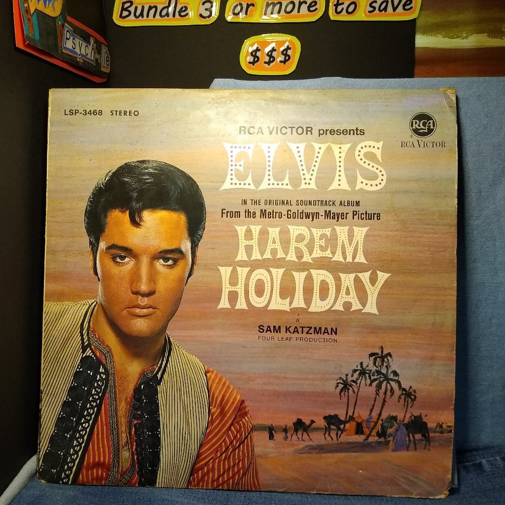 Elvis Harum Scarum Harem Holiday 1965 Vinyl Record